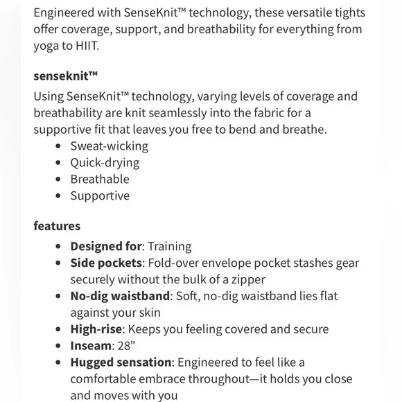 Lululemon Mapped Out High-Rise 28” Tight, Black, Size 6 - Picture 11 of 11